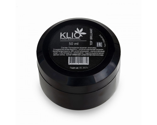 Топ (шайба) Brilliant UF Top coat KLIO 50ml