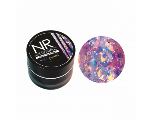NR Гель-краска MAGIC CRYSTAL №2 с блестками (5 гр)