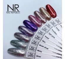 NR Гель-краска мерцающая №1, Silver (7 гр)