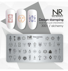NR Пластина для стемпинга №3001, Alchemy
