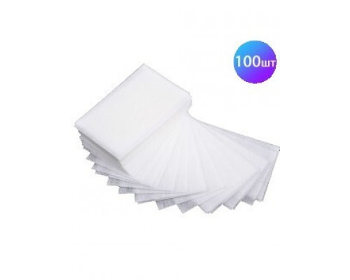 Безворсовые салфетки 100шт (белые)