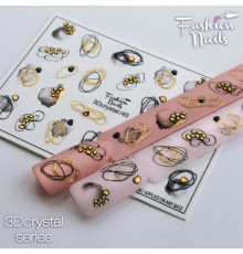 Слайдеры Fashion Nails 3D crystal 045
