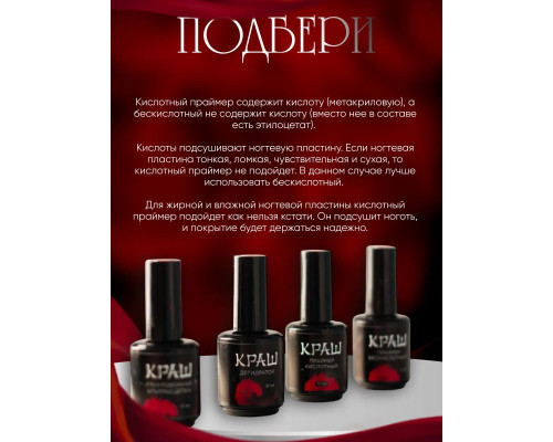 КРАШ Кислотный праймер, 17мл