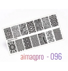 Пластина для стемпинга 6*12 Aimaqpro 096