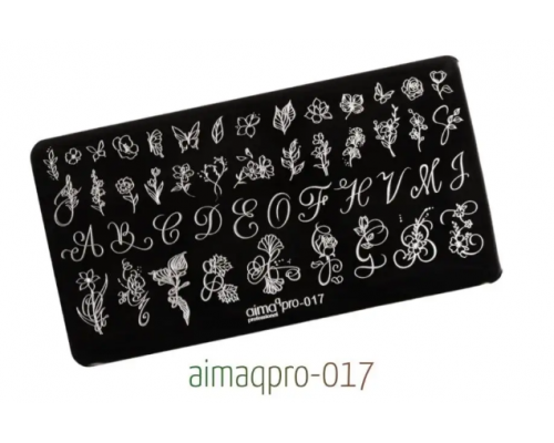 Пластина для стемпинга 6*12 Aimaqpro 017