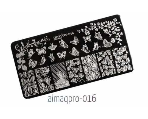 Пластина для стемпинга 6*12 Aimaqpro 016