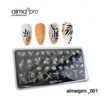 Пластина для стемпинга 6*12 Aimaqpro 001