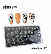 Пластина для стемпинга 6*12 Aimaqpro 001