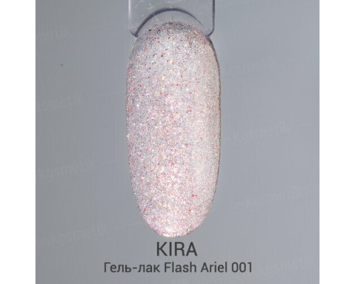 KIRA гель-лак FLASH ARIEL 01 (светоотражающий), 10мл.