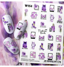 Слайдеры Fashion Nails White 154
