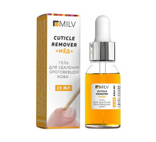 Кератогель щелочной "CUTICLE REMOVER "МЁД". 15 мл MILV