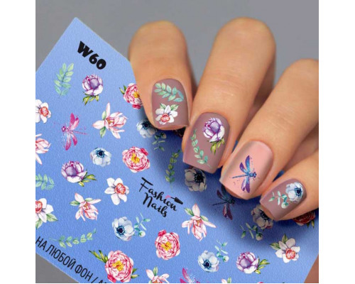Слайдеры Fashion Nails White 060