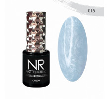 NR-015 Гель-лак, PEARL PRINT Жемчужное небо (10 мл)