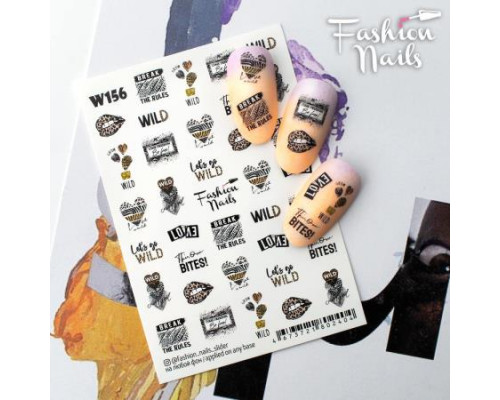 Слайдеры Fashion Nails White 156