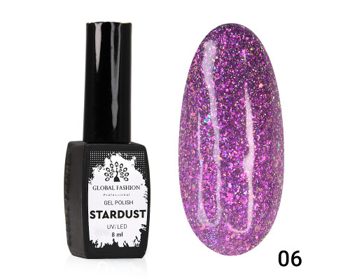 Гель-лак 06 Stardust Global Fashion 8ml
