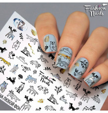 Слайдеры Fashion Nails Galaxy 079