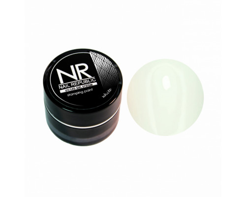 NR Краска для стемпинга, White (7 гр)
