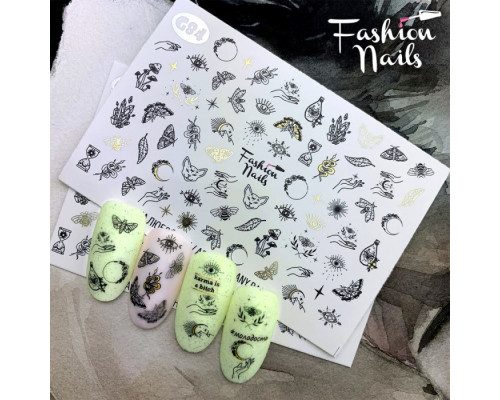 Слайдеры Fashion Nails Galaxy 084