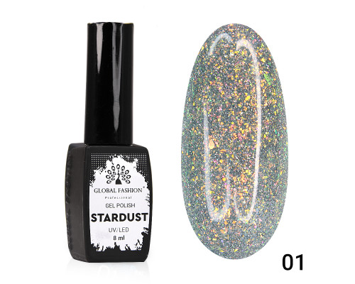 Гель-лак 01 Stardust Global Fashion 8ml