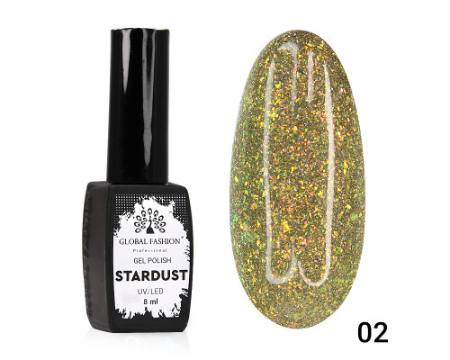 Гель-лак 02 Stardust Global Fashion 8ml