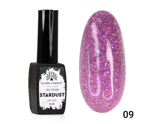 Гель-лак 09 Stardust Global Fashion 8ml