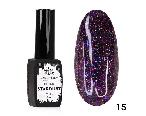Гель-лак 15 Stardust Global Fashion 8ml