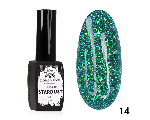 Гель-лак 14 Stardust Global Fashion 8ml
