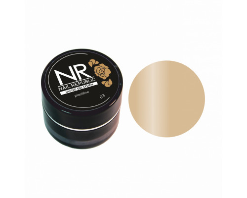 NR PLASTILINE 03 для лепки на ногтях, Светлый коричнево-серый (5 гр)
