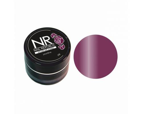NR PLASTILINE 06 для лепки на ногтях, Сливовый (5 гр)