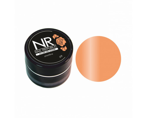 NR PLASTILINE 09 для лепки на ногтях, Светло-оранжевый (5 гр)