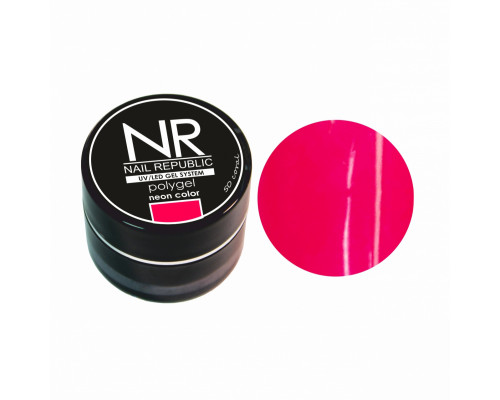 NR PolyGel №50 neon, Коралловый 7гр