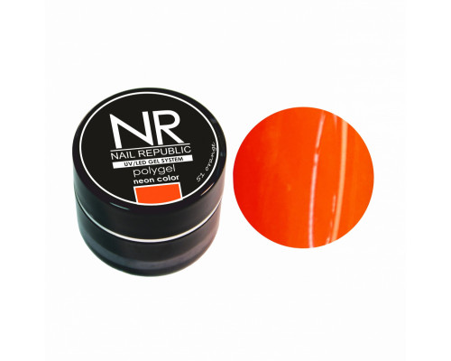 NR PolyGel №51 neon, Оранжевый 7гр