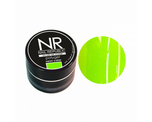 NR PolyGel №54 neon, Салатовый 7гр