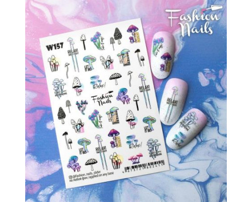 Слайдеры Fashion Nails White 157