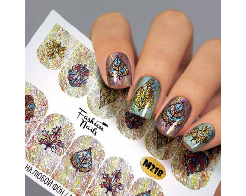 Слайдеры Fashion Nails Metallic 218