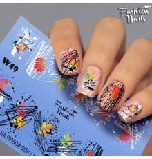 Слайдеры Fashion Nails White 049