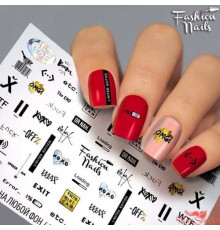 Слайдеры Fashion Nails Galaxy 057