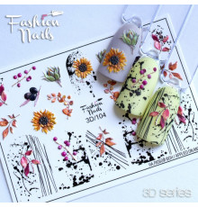 Слайдеры Fashion Nails 3D 104