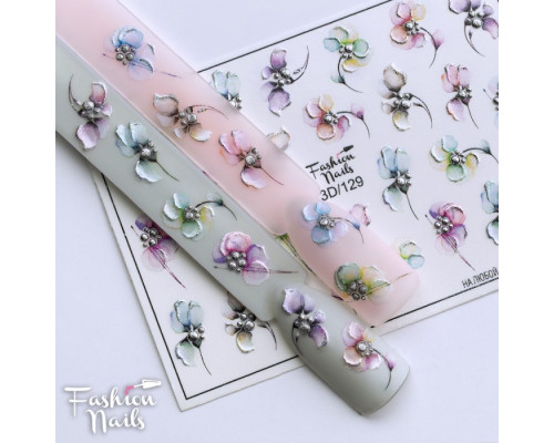 Слайдеры Fashion Nails 3D 129