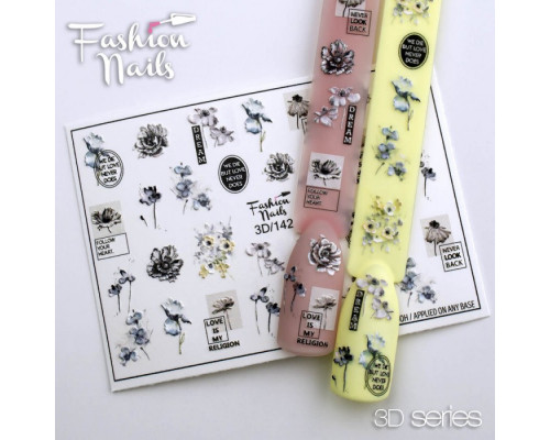 Слайдеры Fashion Nails 3D 142