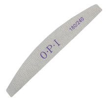 Пилка OPI 180/240 полумесяц, на деревяной основе
