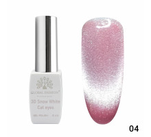 Гель-лак 004 3D Snow White Cat eyes Global Fashion 8ml