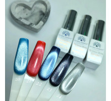 Гель-лак 024 3D Snow White Cat eyes Global Fashion 8ml
