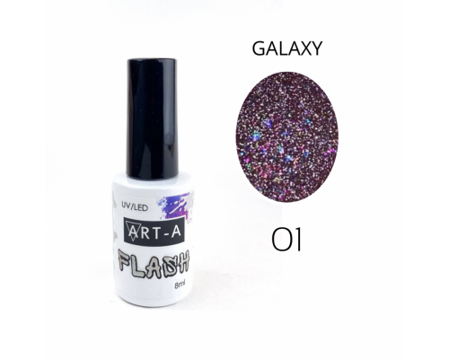 Art-A Гель-лак серия Galaxy Flash 001, 8мл