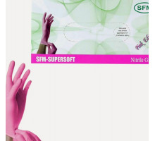 Перчатки Nitrile Gloves S розовые 100 пар