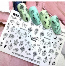 Слайдеры Fashion Nails White 084