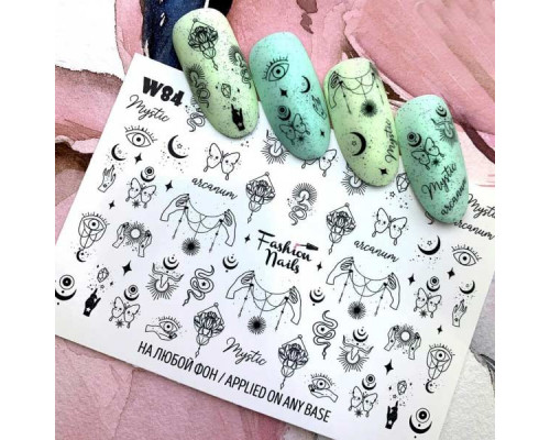 Слайдеры Fashion Nails White 084