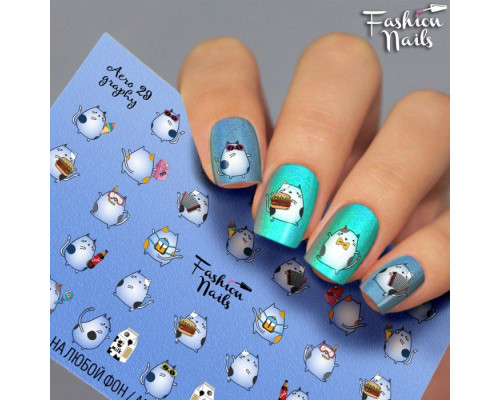 Слайдеры Fashion Nails Aerography 029