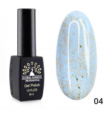 Гель-лак 004 (поталь) Global Fashion 8ml