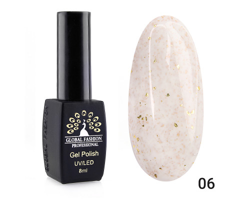 Гель-лак 006 (поталь) Global Fashion 8ml
